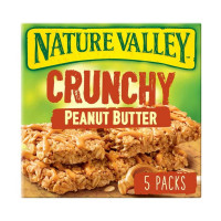 Delicious and Nutritious: Nature Valley Crunchy Peanut Butter Bars - 10 Bars, 210g