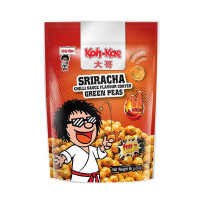 Koh-Kae Sriracha Sauce Coated Green Peas 100gm - Delectable Spicy Snack