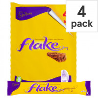 Cadbury Flake: Enjoy the Smooth and Delicate Chocolate Experience with 4 Bars, 102g