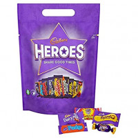 Cadbury Heroes Packet 357g: Treat Yourself to a Variety of Delicious Chocolates!