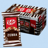 Kitkat Zebra 4 Fingers 24pc's Box