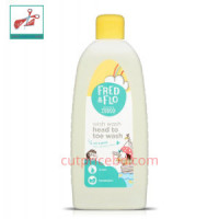 Tesco Fred & Flo Head To Toe Wash 500ml: Gentle Cleansing Solution for All-in-One Care