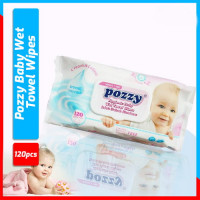 Pozzy Baby wet towel wipes 120 pc's