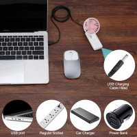 Mini Smartphone Tablet Clip Holding Rechargeable Fan