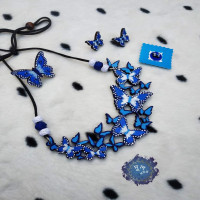 Blue Butterfly Set