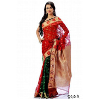 Jut & Silk Saree For Women