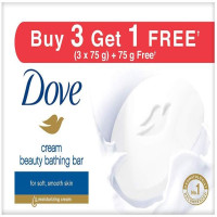 Cream Beauty Bathing Bar 75g, Buy 3 Get 1 Free