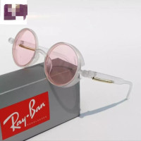 Watermark Pink Lens Round Sunglasses: Stylish Eyewear for Men