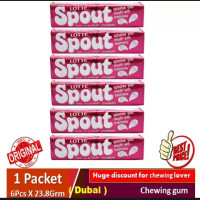 Pout Strawberry Chewing Gum Dubai: 6 Pieces X 23.8g (142.8g) - Buy Now on E Commerce