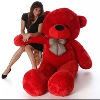 Extra Large Red Color Big Teddy Bear - 3 Feet Perfect Surprises for All Ages and Occasions