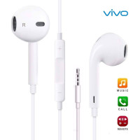 Vivo Basic In-Ear Headphone with HD Sound and Bass - White