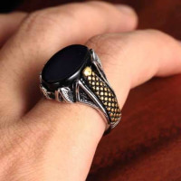 Multicolor Finger Ring for Men(Null)