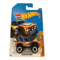 Toy Custom Ford Bronco Metal Toy Car - Orange and Black: A Must-Have for Toy Car Collectors