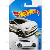 Tesla Model Metal Toy Car - White