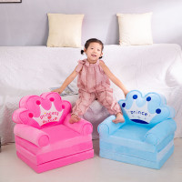 Foldable Plush Sofa Bed: A Fun and Functional Solution for Children's Comfort!
