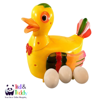 Battery Operated Happy Duck Lay An Egg Toy For Kids With Light and Music