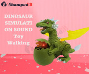 Dinosaur Simulation Sound Toy: Walking Dragon with Lights and Sounds - Perfect Gift Option!