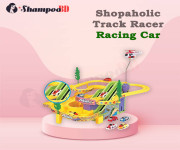 Shopaholic Track Racer Racing Car Set, Multi Color