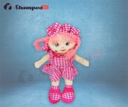 Cute Smiling Doll Stuffed Soft Plush Love Girl with Cap - Perfect for Kids and Babies