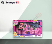 Dream-Castle Doll House Play Set For Kids With Light and Music