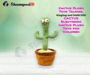 Cactus Plush Toys Talking, Singing and DANCING CACTUS Electronic Cactus Plush Toys for Children