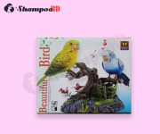 Beautiful 2pcs Talking Parrot Repeats Bird Pen Holder Toy