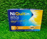 NiQuitin CLEAR 14 MG PATCH NICOTINE WITH CONTINUOUS NICOTINE