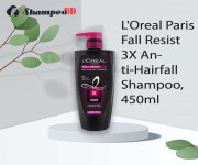 L'Oreal Paris Fall Resist 3X Anti-Hairfall Shampoo | 450ml | Prevents Hair Loss | E-commerce Beauty Product
