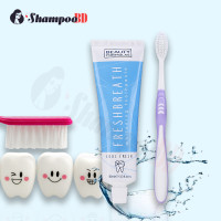 Beauty Formula Fresh Breath Whitening Toothpaste with Toothbrush - 100ml | The Best Whitening Toothpaste