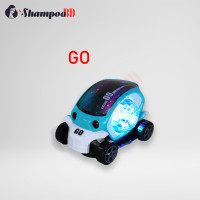 3D Cool Music Cartoon Car Style Electric Car Toy with Wheel Lights Music