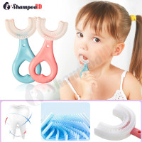360 Degree U-Shaped Baby Toothbrush for Kids | Soft Silicone Teethers | Oral Care Cleaning for Children