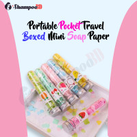 Portable Pocket Travel Boxed Mini Soap Paper