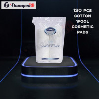 Premium 120 Piece Cotton Wool Cosmetic Pads for Gentle Skincare