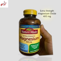 Extra Strength Magnesium Oxide 400 mg - Boost Your Health with Powerful Supplement