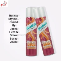 Batiste Stylist Shield: Achieve Heat Protection and Shine with this Lock-Loving Spray