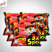 Samyang 3X Spicy Buldak Hot Chicken Flavour Instant Korean Noodles - Fiery and Delicious!