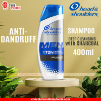 Head & Shoulder Anti-Dandruff Shampoo Men Deep Cleansing with Charcoal 400ml