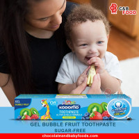 Kodomo Gel Bubble Fruit Sugar-Free Toothpaste 40G
