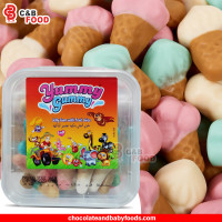 Yummy Gummy Ice-Cream Jelly Gum with Fruit Juice 160G