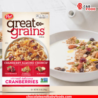 Post Great Grains Cranberry, Almond Crunch Cereal 396G