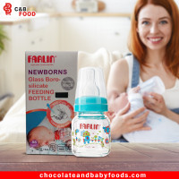 Farlin Newborns Glass Boro-Silicate Feeding Bottle (From 0m+) 60ml