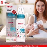 Farlin Mom Fit Anti-Colic PP Standard Neck Feeding Bottle (From 3m+) 240ml (Blue)
