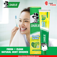 Darlie Double Action Fresh + Clean Original Strong Mint Toothpaste 225G