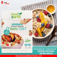 Love Earth Nothing Artificial Instant Muesli Contain Grain, Nut & Seed D'betic Oat 400G