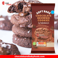 Sainsbury's Soft Bake Chocolate Brownie Cookies 200G