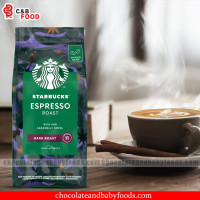 Starbucks Espresso Dark Roast Whole Beans Coffee 200G
