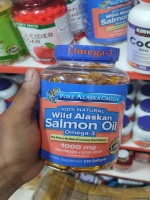Pure Alaska Omega-3 Wild Alaskan Salmon Fish Oil 1000mg (210 Capsules)